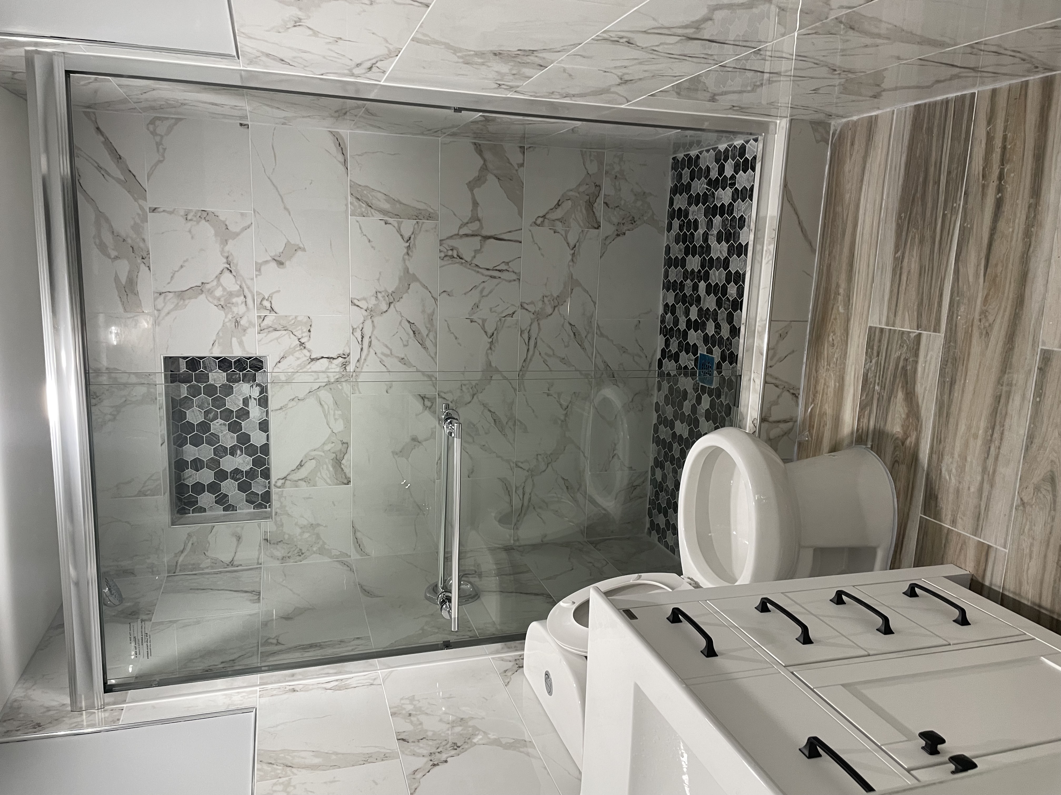 Bathroom renovation by Emerald Home Construction in Suffolk County NY