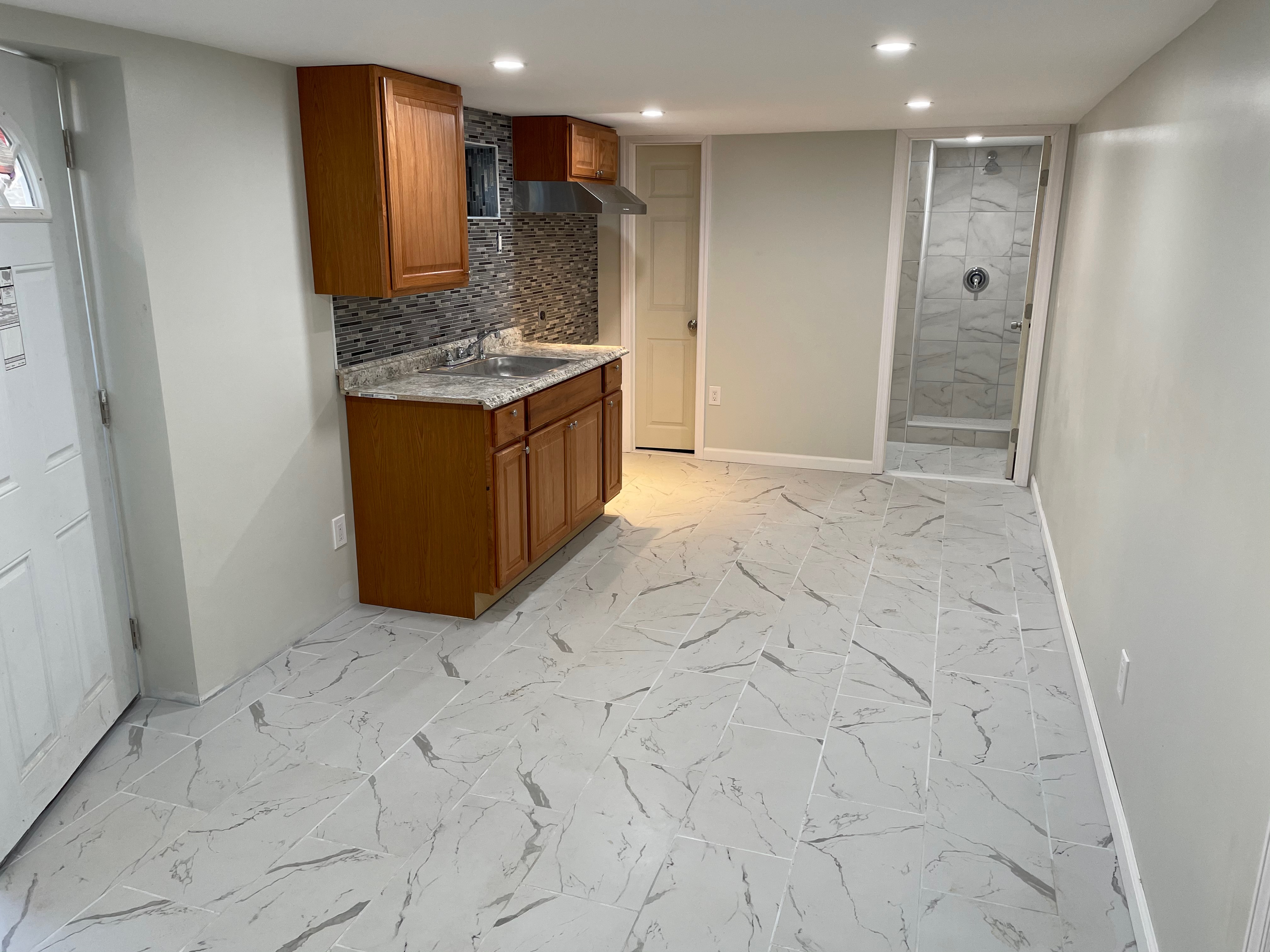 Kitchen remodeling project by Emerald Home Construction in Long Island NY