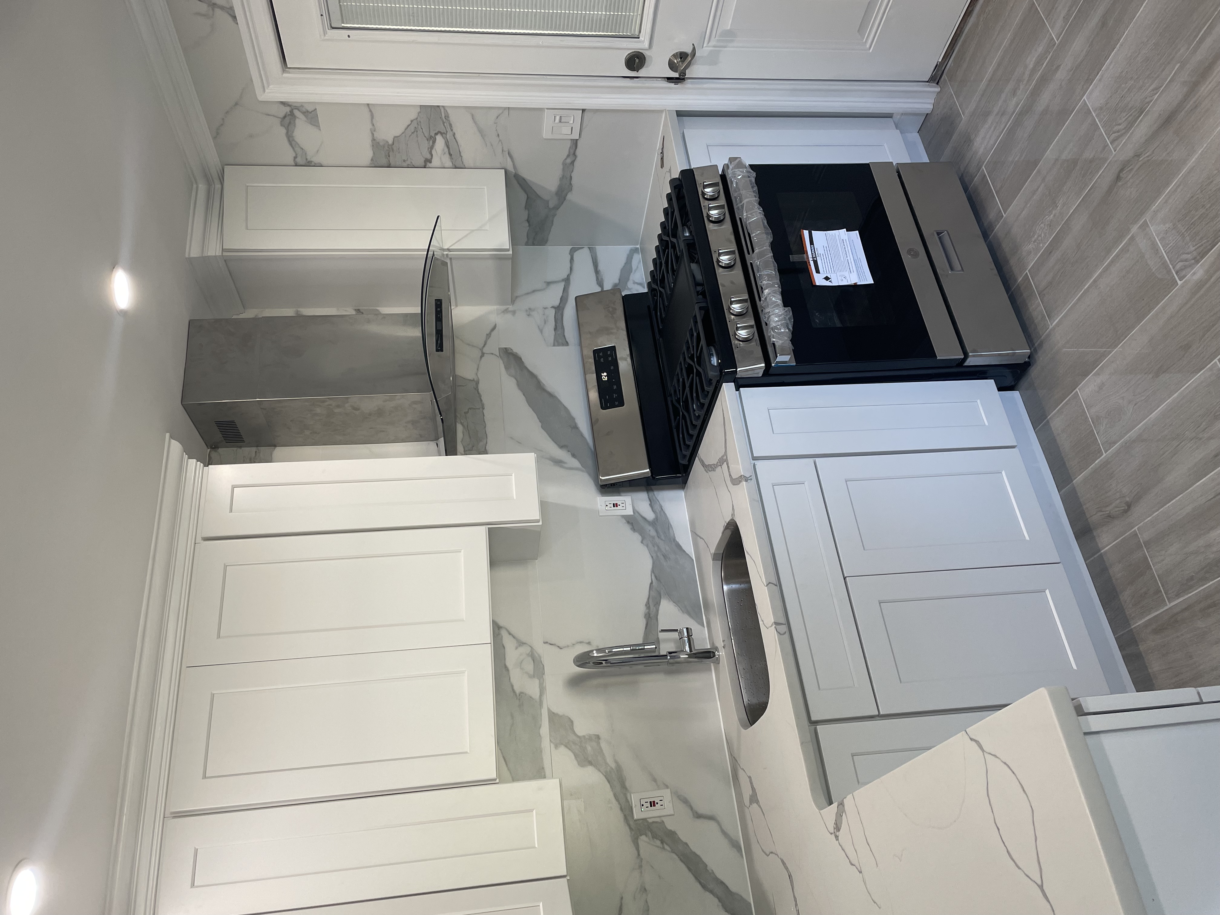 Kitchen remodeling project by Emerald Home Construction in Long Island NY