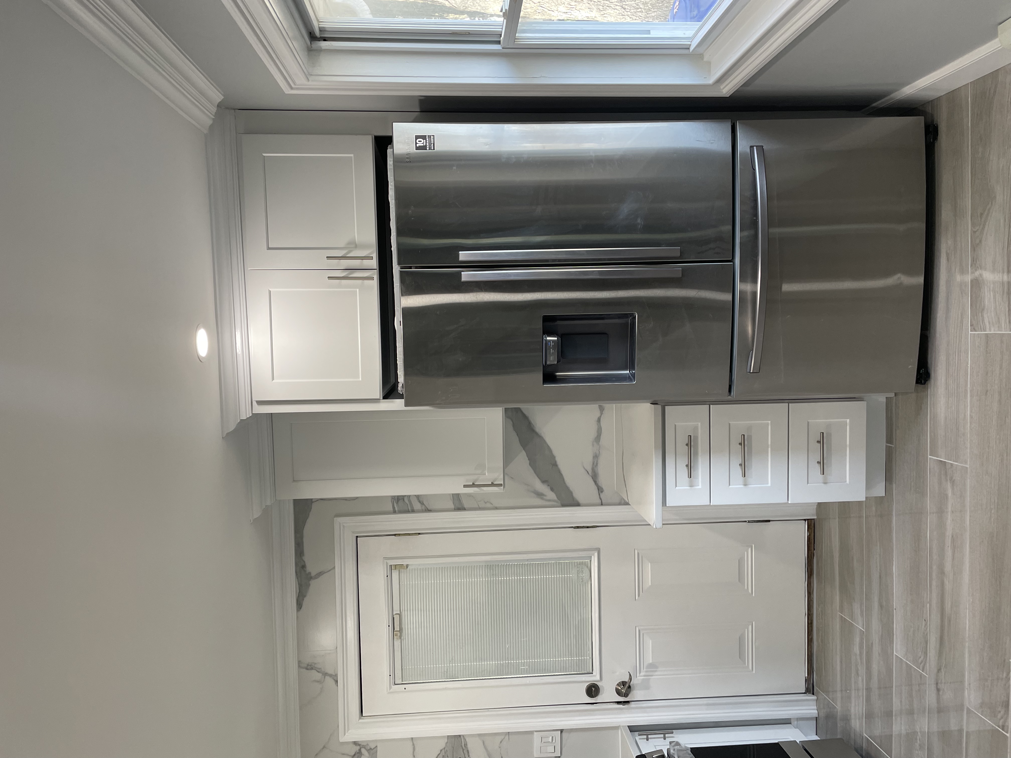 Kitchen remodeling project by Emerald Home Construction in Long Island NY