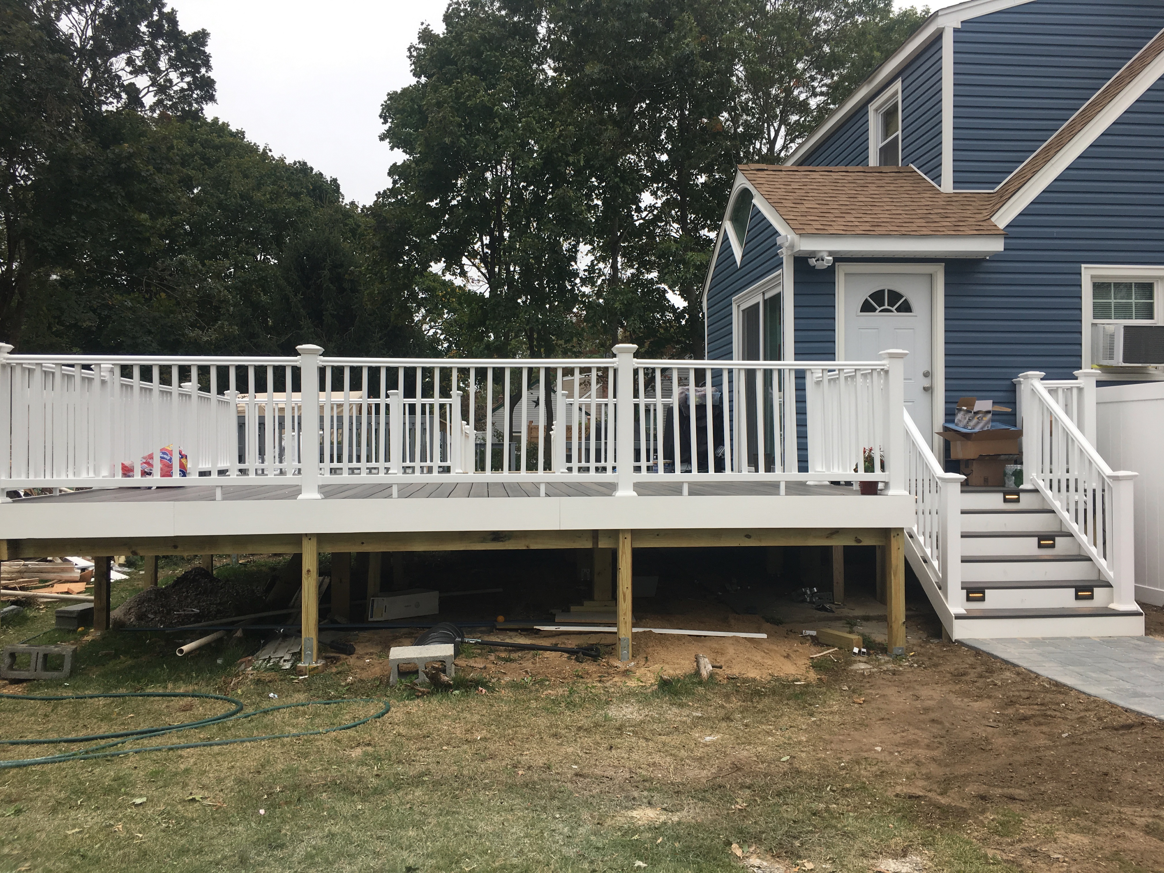 Patio construction by Emerald Home Construction in Suffolk County NY
