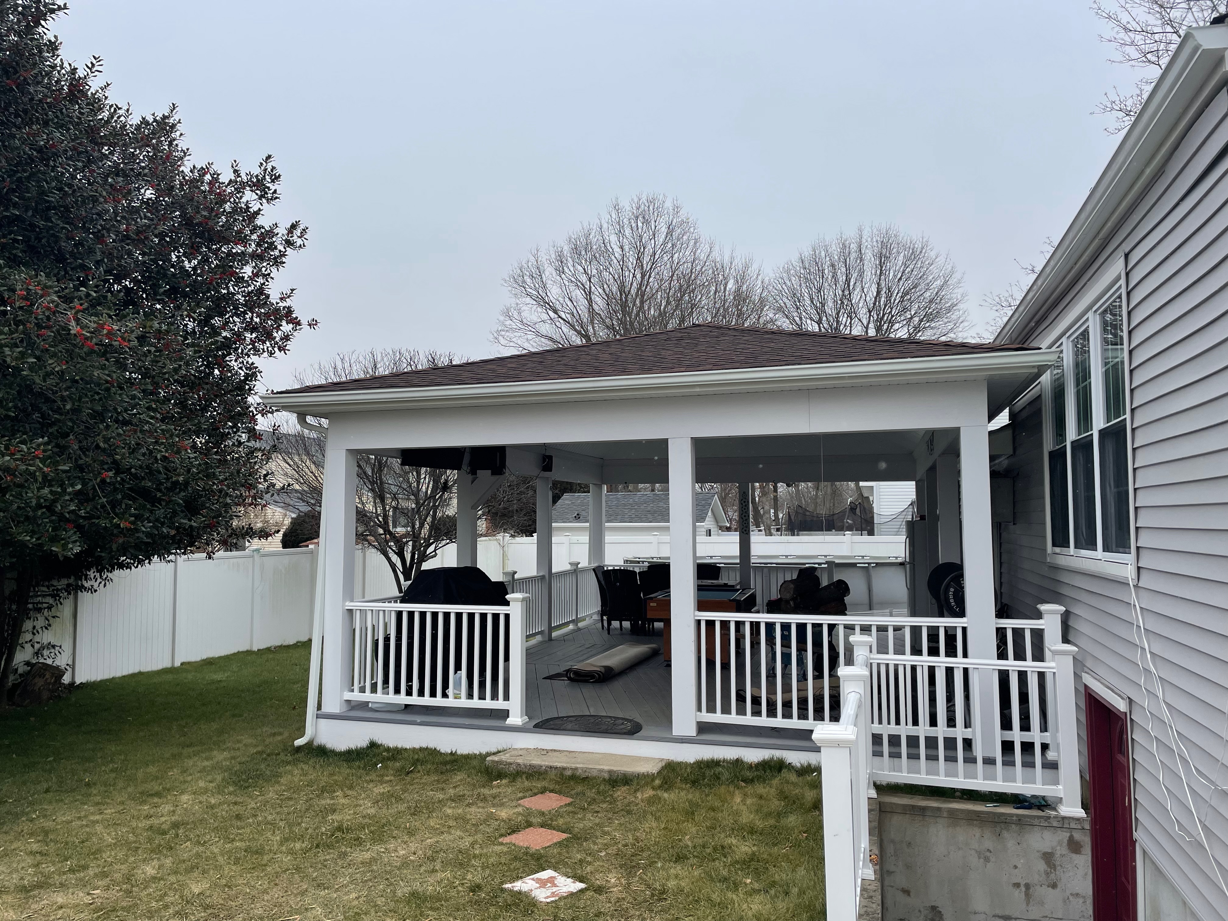 Patio construction by Emerald Home Construction in Suffolk County NY