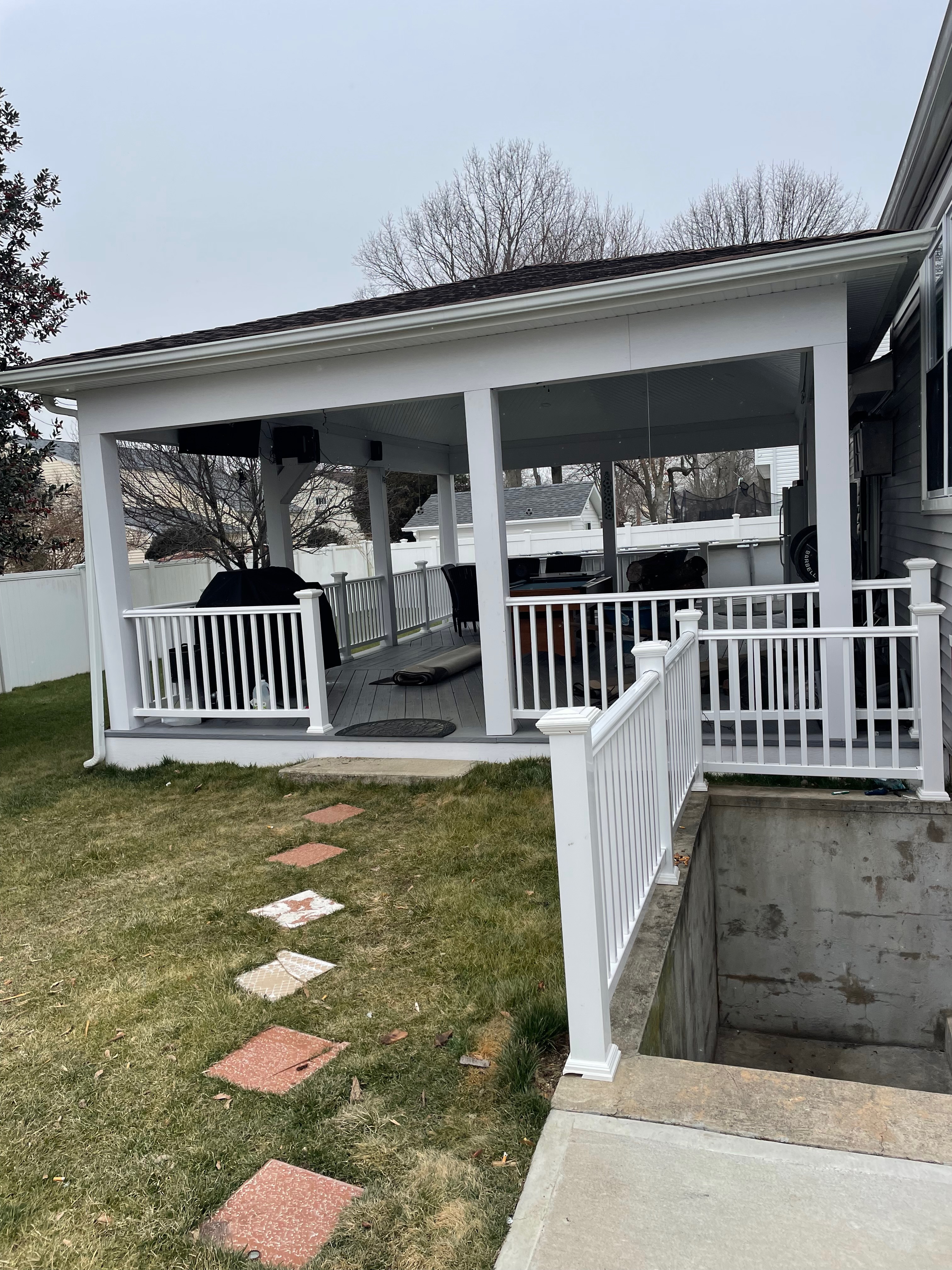 Patio construction by Emerald Home Construction in Suffolk County NY